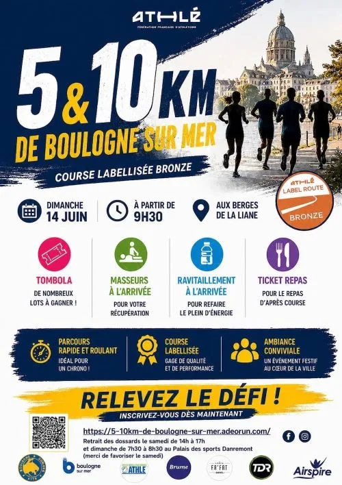 10 km de Boulogne-sur-Mer 2026 — Boulogne sur mer (62), 14 juin 2026 · Course à pied