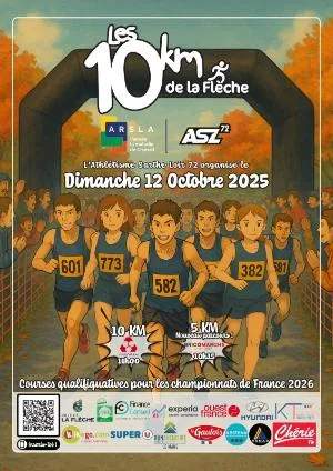 10 km de la Flèche — Bazouges cre sur loir (72), 11 octobre 2026 · Course à pied