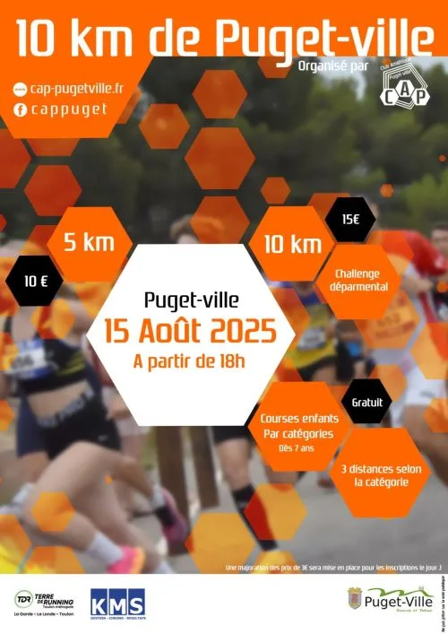 10 km de Puget Ville — Pierrefeu du var (83), 15 août 2026 · Course à pied
