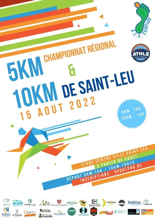 10 Km de Saint Leu — St leu (974), 15 août 2026 · Course à pied