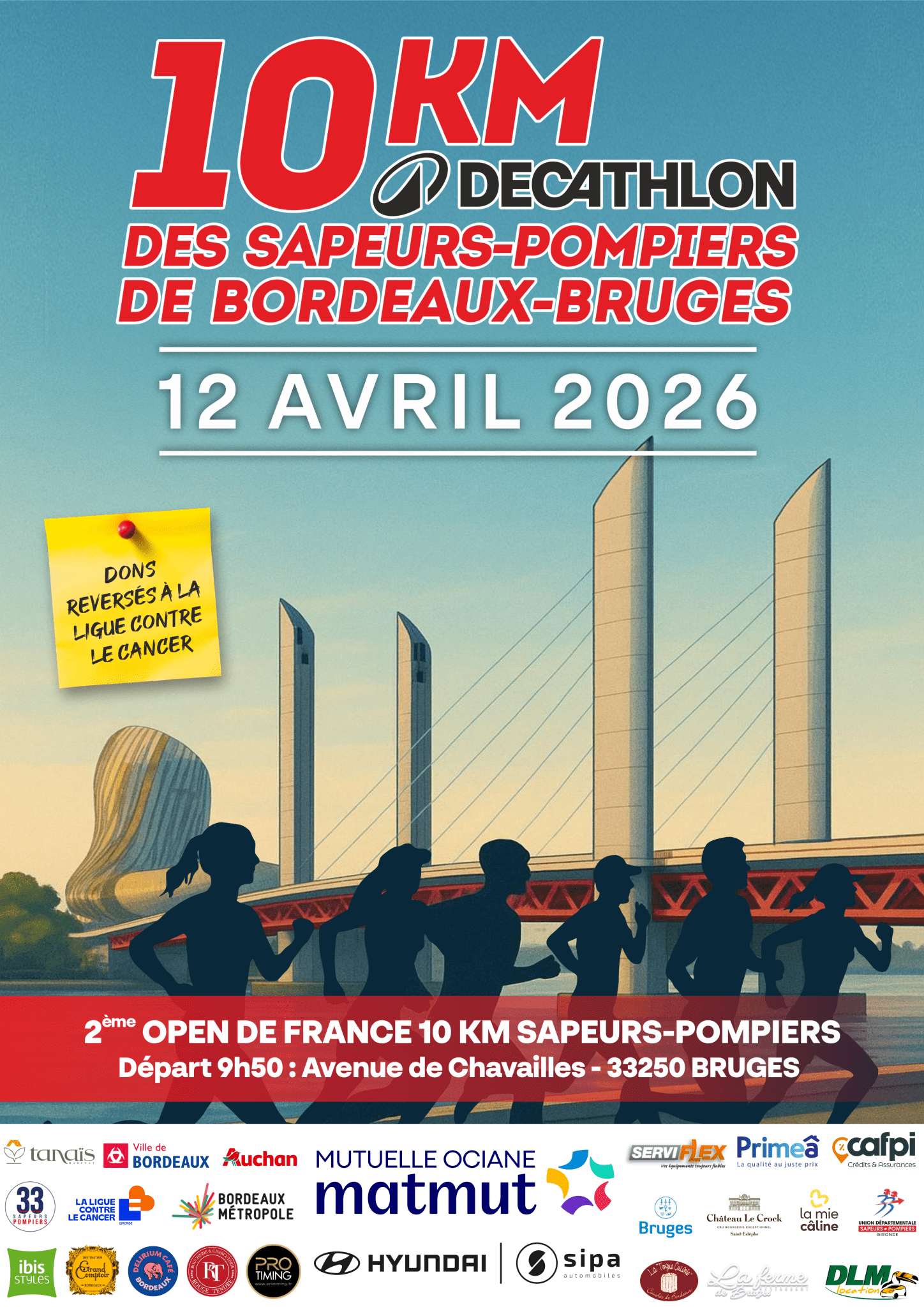 10km des Sapeurs-Pompiers de Bordeaux-Bruges
