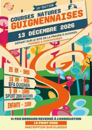 15ème édition de la Guignennaise — Baulon (35), 13 décembre 2026 · Course à pied