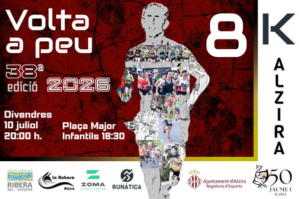 38a Volta a Peu d'Alzira — Alzira (V), 10 de julio de 2026 · Correr