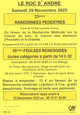 3ème Foulées Roxédoises — Lizio (56), 12 décembre 2026 · Course à pied
