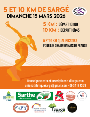 5 et 10 km de Sargé lès le Mans