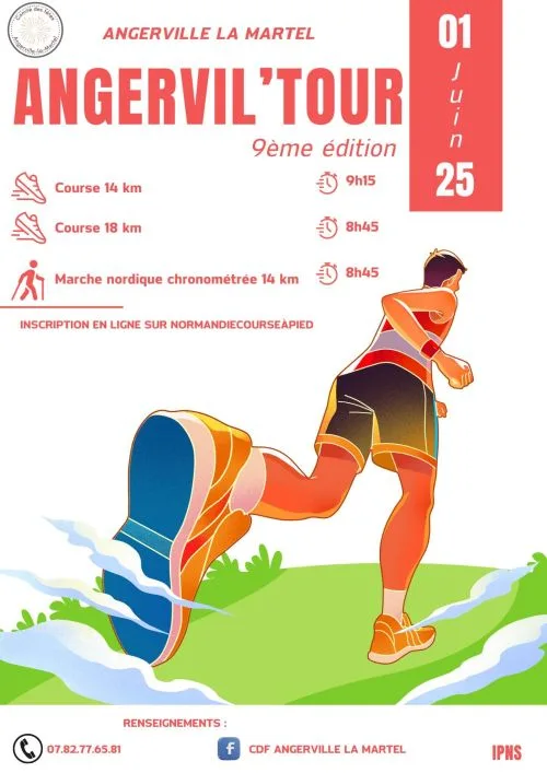 Angervil'Tour — Ecretteville sur mer (76), 6 juin 2026 · Trail