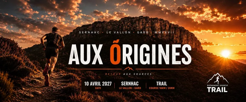 Aux Õrigines — Castillon du gard (30), 10 avril 2027 · Trail