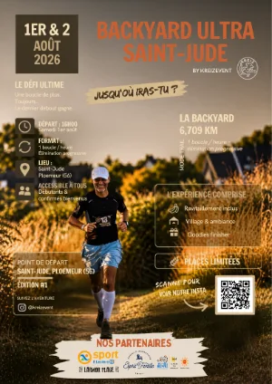 BACKYARD ULTRA Saint-Jude — Ploemeur (56), 1 août 2026 · Trail