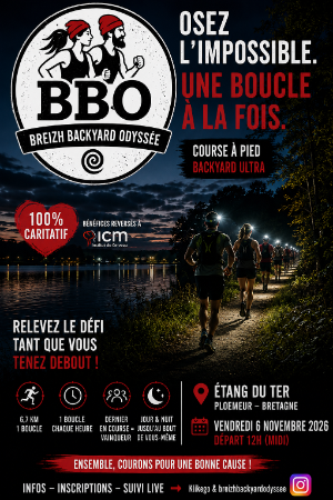 Breizh Backyard Odyssee — Ploemeur (56), 6 novembre 2026 · Trail