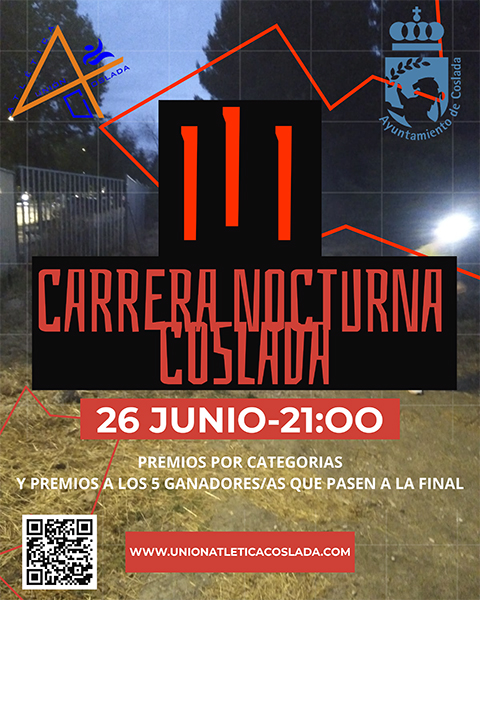 CARRERA NOCTURNA COSLADA — Coslada (M), 26 juin 2026 · Course à pied