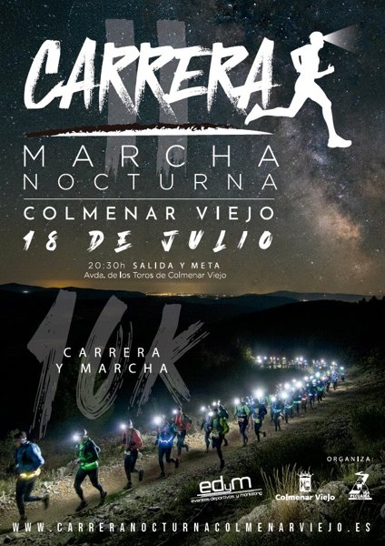 Carrera Nocturna de Colmenar Viejo — Hidraulica Santillana (M), 18 juillet 2026 · Course à pied