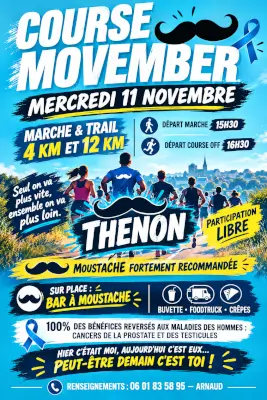 CHALLENGE MOVEMBER (Maladies Masculines) — Ajat (24), 11 novembre 2026 · Course à pied