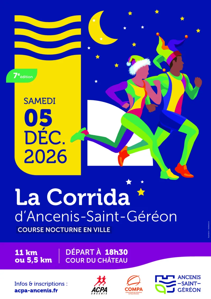 Corrida Ancenis Saint Géréon — Ancenis st gereon (44), 5 décembre 2026 · Course à pied