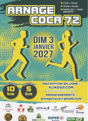 Corrida d'Arnage — Monce en belin (72), 3 janvier 2027 · Course à pied