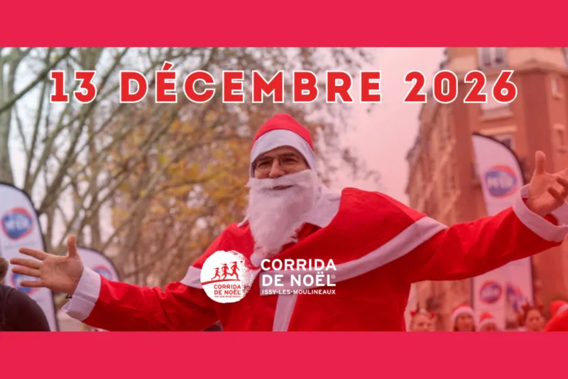 Corrida de Noël d'Issy-les-Moulineaux — Issy les moulineaux (92), 14 décembre 2026 · Course à pied