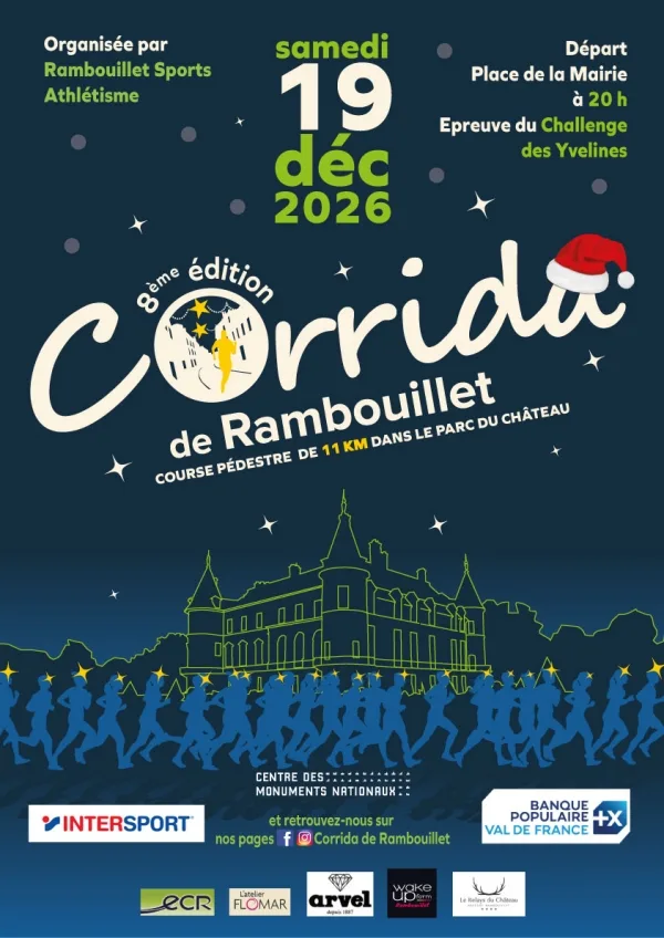 Corrida de Rambouillet — Sonchamp (78), 19 décembre 2026 · Course à pied