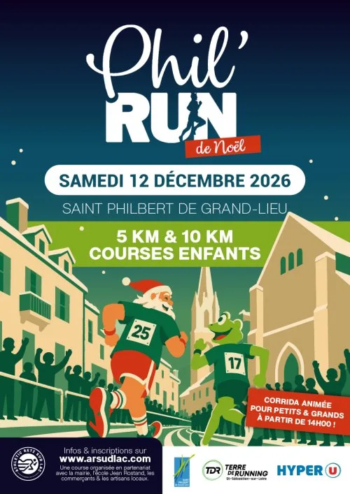 Corrida de St Philbert de GL — St philbert de grand lieu (44), 12 décembre 2026 · Course à pied