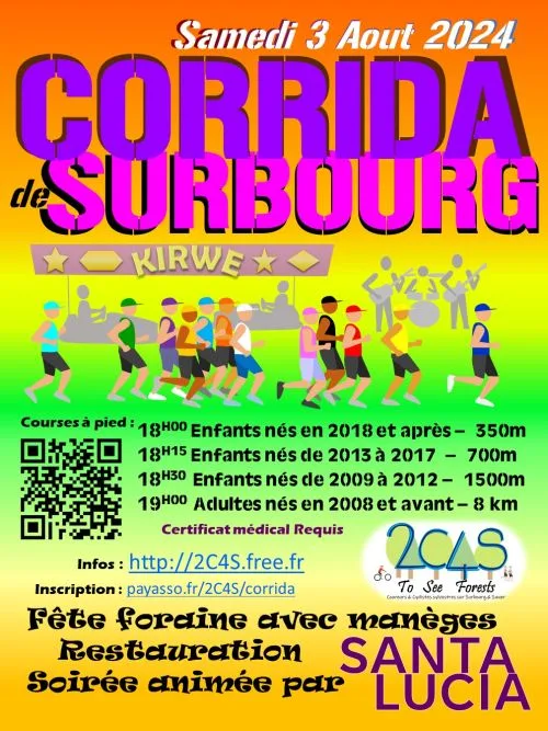 Corrida de Surbourg — Aschbach (67), 1 août 2026 · Course à pied