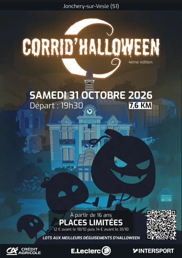 Corrid'Halloween — Bussy le chateau (51), 31 octobre 2026 · Course à pied