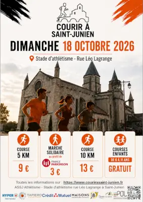 Courir à Saint-Junien — St brice sur vienne (87), 18 octobre 2026 · Course à pied