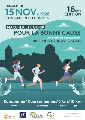 Courir pour la Bonne Cause 2026 — La chapelle st aubert (35), 15 novembre 2026 · Course à pied