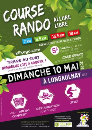 Course allure libre et randonnée