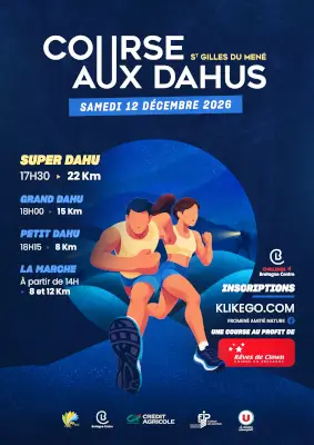 Course aux Dahus — Le mene (22), 12 décembre 2026 · Trail