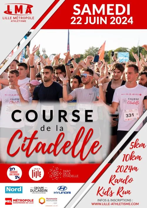 Course de la Citadelle — Lille (59), 13 juin 2026 · Course à pied