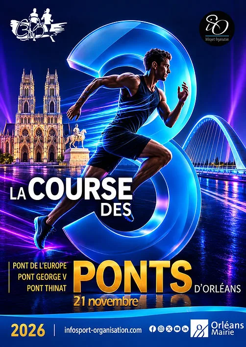 Course des 3 Ponts d’Orléans — Orleans (45), 21 novembre 2026 · Course à pied