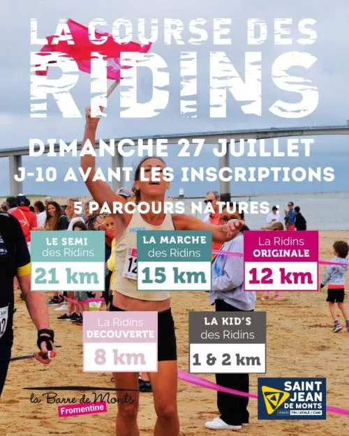 Course des Ridins — La barre de monts (85), 19 juillet 2026 · Course à pied
