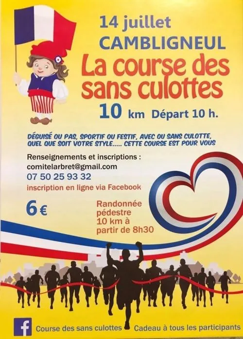 Course des Sans Culottes — Audembert (62), 14 juillet 2026 · Course à pied