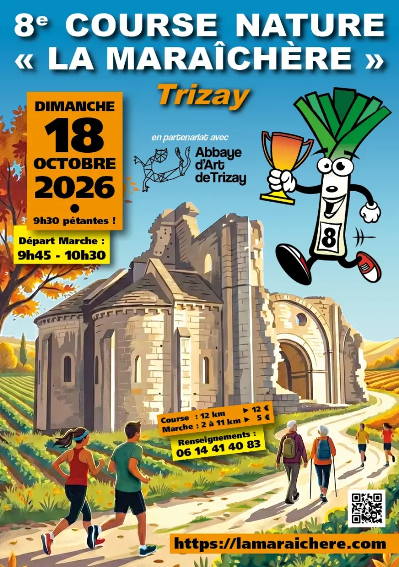 Course la Maraîchère — St porchaire (17), 18 octobre 2026 · Course à pied