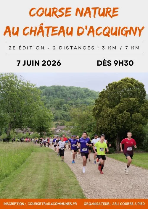 Course Nature au Château d'Acquigny — Amfreville sur iton (27), 7 juin 2026 · Course à pied