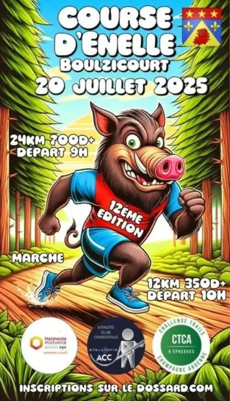Course Nature d'Enelle — Boulzicourt (08), 19 juillet 2026 · Trail