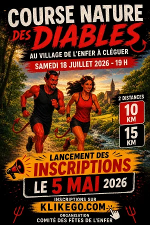 COURSE NATURE DES DIABLES — Cleguer (56), 18 de julio de 2026 · Correr