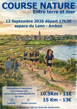 COURSE NATURE ENTRE TERRE ET MER 2026 — Ambon (56), 12 septembre 2026 · Trail