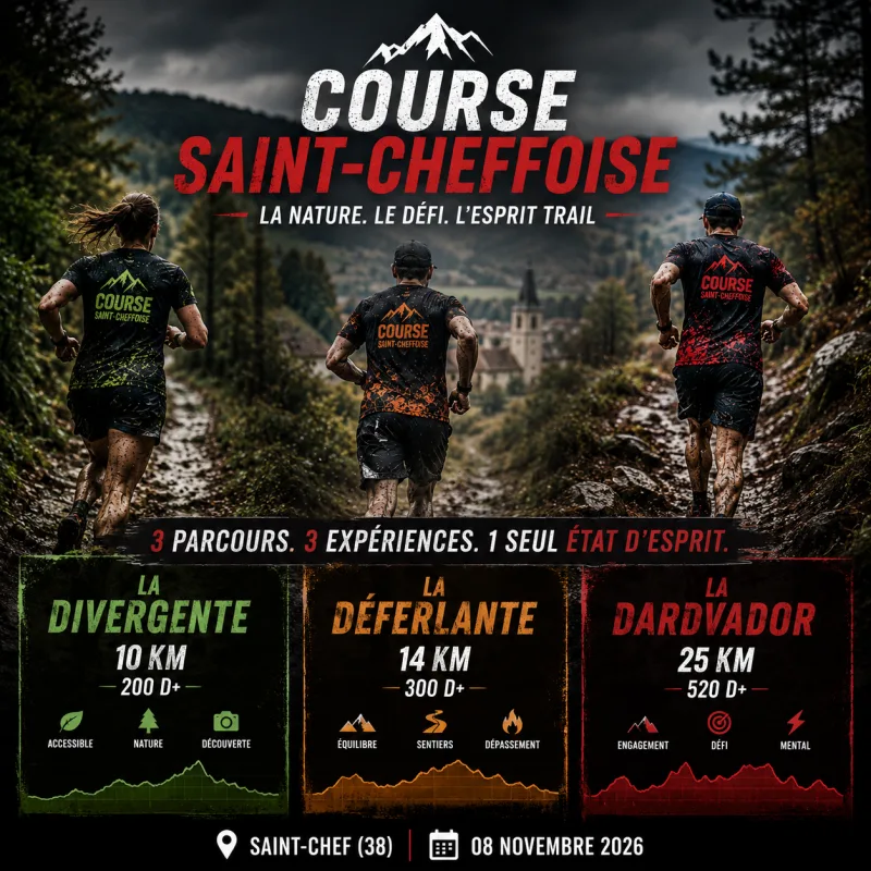 Course Saint-Cheffoise 2026 — St chef (38), 8 novembre 2026 · Trail