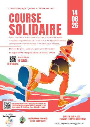 Course solidaire pour ANIMA — Conde sur vire (50), 14 juin 2026 · Course à pied