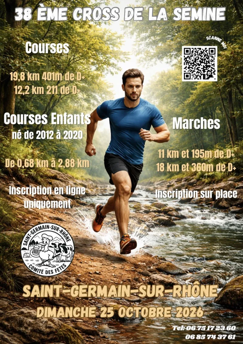 Cross de la Semine 2026 — Franclens (74), 25 octobre 2026 · Trail