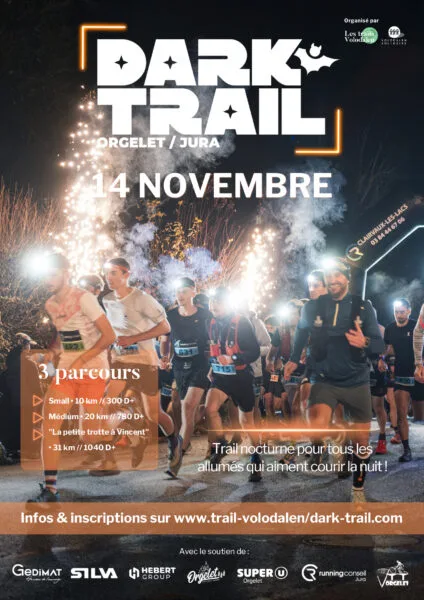 Dark Trail — Alieze (39), 14 novembre 2026 · Trail