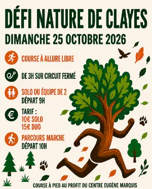 Défi Nature de Clayes 2026 — Clayes (35), 25 octobre 2026 · Course à pied