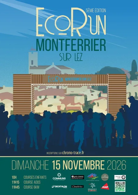Ecorun Montferrier sur Lez — Combaillaux (34), 15 novembre 2026 · Course à pied