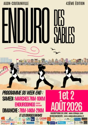 Enduro des Sables — Hauteville sur mer (50), 1 août 2026 · Trail