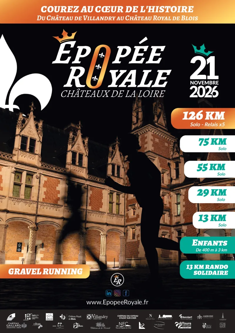 Épopée Royale 2026 — St cyr sur loire (37), 21 novembre 2026 · Course à pied