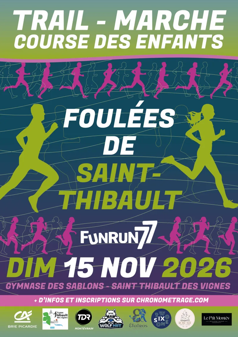 Foulées De Saint-thibault — Dampmart (77), 15 novembre 2026 · Course à pied