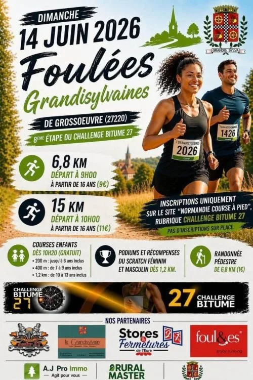 Foulées Grandisylvaines — La boissiere (27), 14 juin 2026 · Course à pied