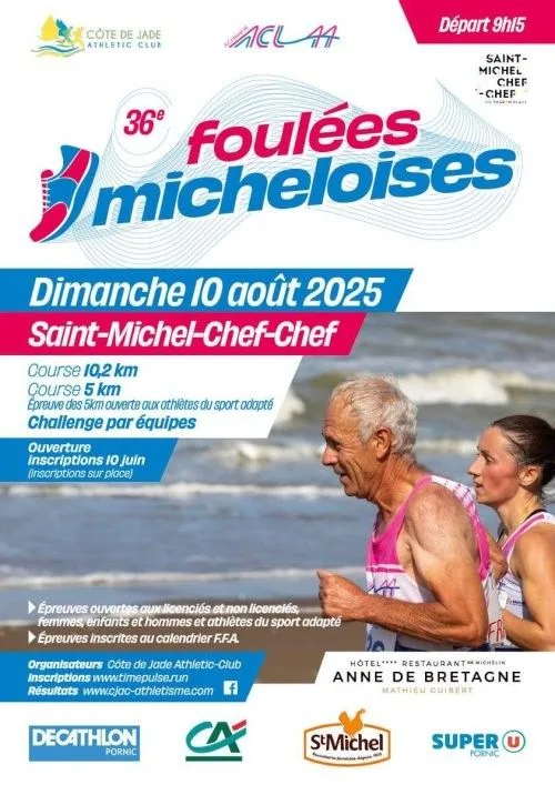 Foulées Micheloises — St mars de coutais (44), 9 août 2026 · Course à pied