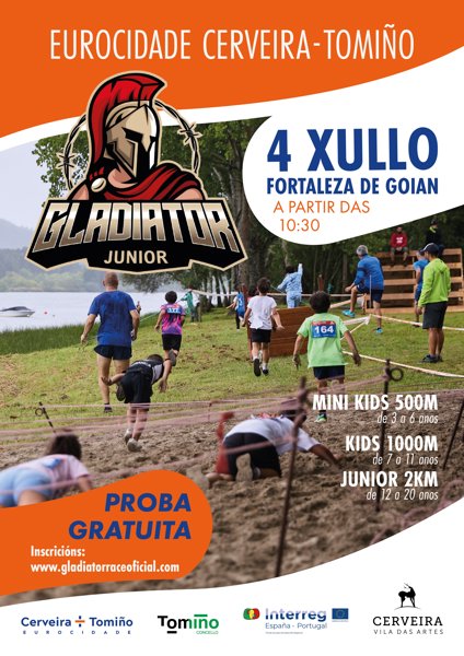 Gladiator Junior Eurocidade Cerveira-Tomiño — Solleiro (Tomiño) (PO), 4 de julio de 2026 · Correr