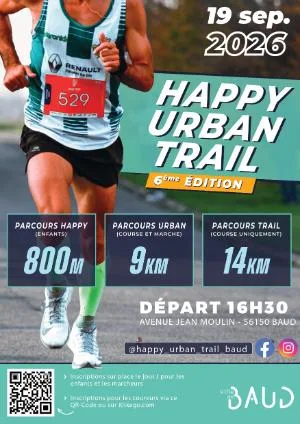 Happy Urban Trail — Guenin (56), 19 septembre 2026 · Trail