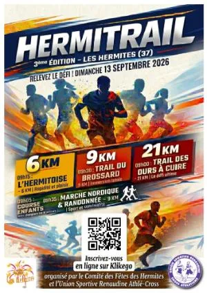 HERMITRAIL #3 — Autreche (37), 13 septembre 2026 · Trail